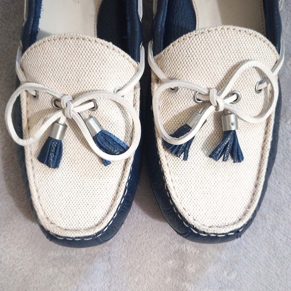 Cole Haan Spectator Leather Driving Mocs Loafers Shoes 5.5 - Picture 3 of 10